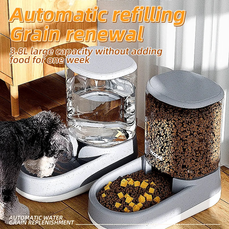 Tiny Tails Automatic Pet Feeder & Water Dispenser